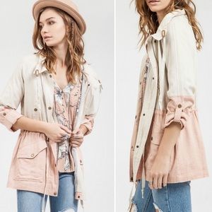 Blu Pepper Color block Utility Jacket